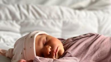 Foto de Olivia la hija de Javier Gómez Noya