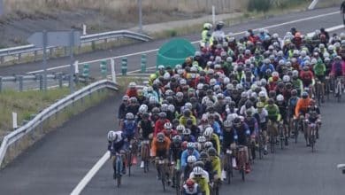 Imagen de la marcha ciclista quebrantahuesos