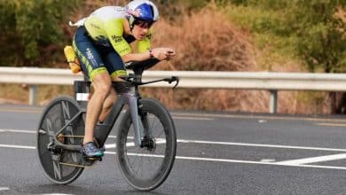 Sebastian Kienle on the bike