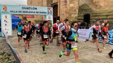 imagen de la salida del Duatlón de Berlanga
