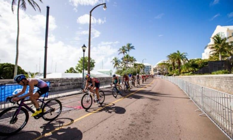 Wordltriathlon/ imagen de las WTCS de Bermuda