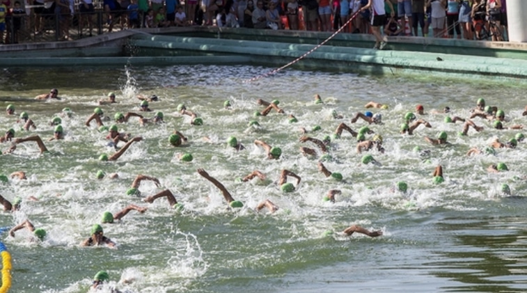 Immagine del triathlon urbano di Ciudad Real