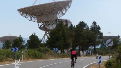 Imagen del ultrimadn en la estación de seguimiento espacial de Robledo de Chavela