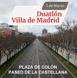 Cartel Duatlón Villa de Madrid