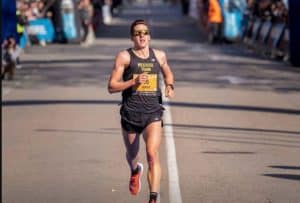Nan Oliveras en la media maratón de granollers