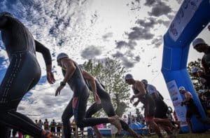 Salida del Triatlón La Manga