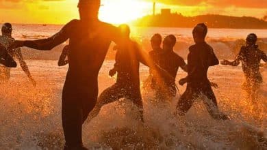 imagen de una salida IRONMNA al amanecer