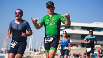 Imagen de un triatleta en el MTRI Alicante