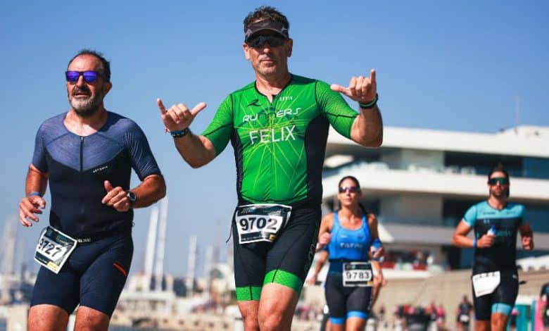 Image of a triathlete in the MTRI Alicante