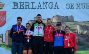 imagen del pódium del Duatlón en Berlanga de Duero