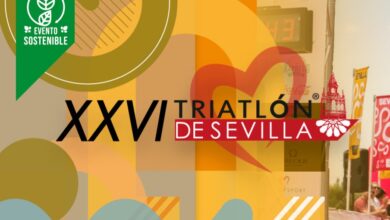 Triathlon Seville 2023 poster