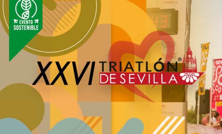 Triathlon Seville 2023 poster