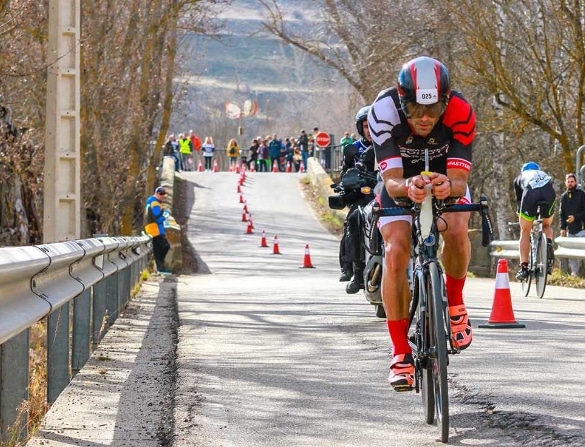 FETRI/ imagem do ciclismo no Campeonato Espanhol de Duatlo MD