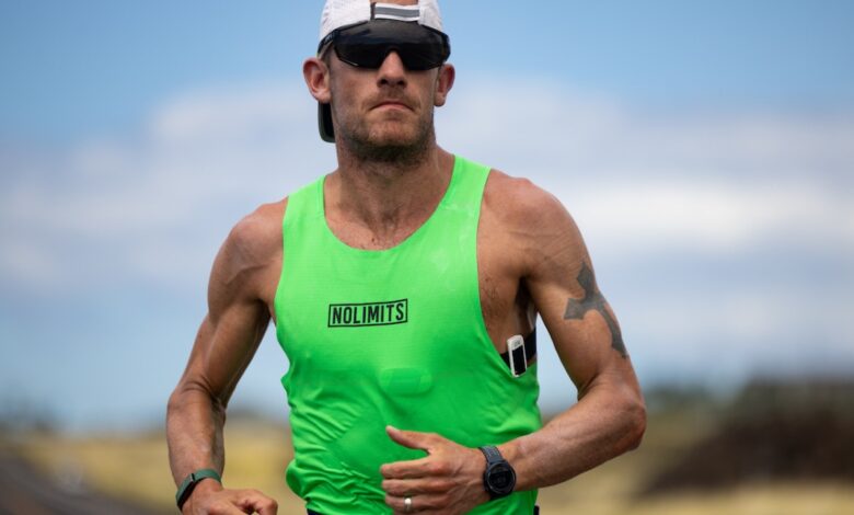 photo de lionel sanders en train de courir