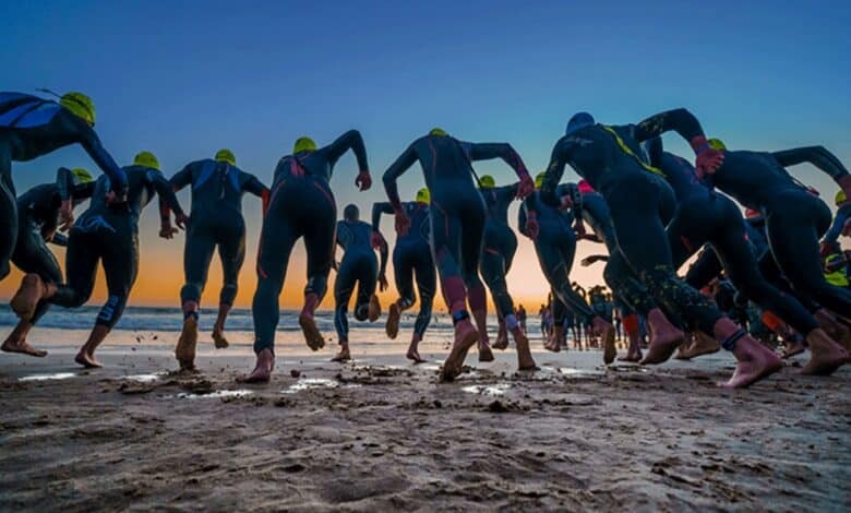 imagen de salida del IRONMAN Sudáfrica