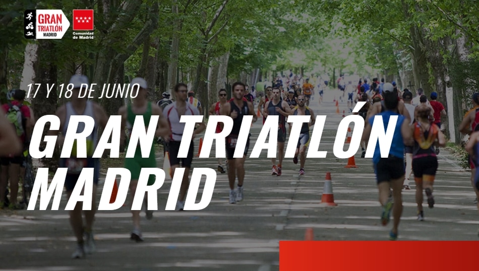 Plakat des Großen Triathlon Madrid