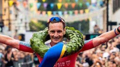 Alistair Brownlee ganando una competición