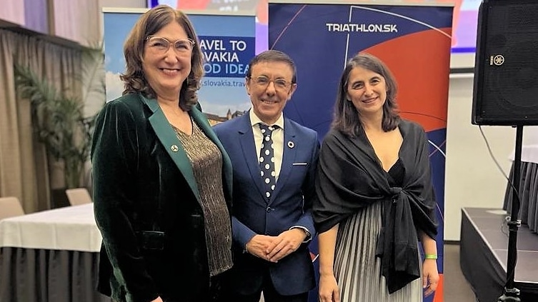 Marisol Casado, Jose Hidalgo und Alicia Fernández bei der Gala