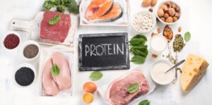 immagine di alimenti ad alto contenuto proteico