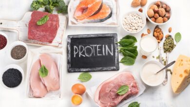 Bild von proteinreichen Lebensmitteln