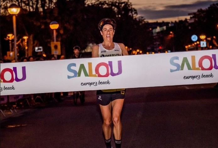 Instagram/ Gurutze Frades ganando en Salou