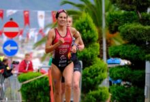 @europetriathlon/ Cecilia Santamaria en competición