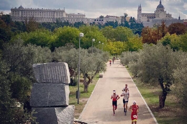 Instagram / immagine di Mezza Madrid con il palazzo reale sullo sfondo