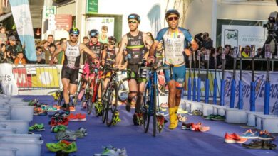 FETRI/ image of duathletes in transition