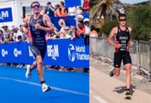 World Triathlon/ imagen de Gustav Iden y de Jonathan Brownlee en competiciones ITU