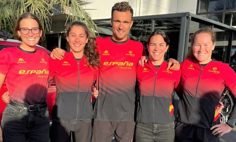 FETRI/ immagine dei triatleti spagnoli