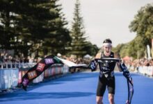 WordTriathlon/ Hayden Wilde ganando en New Plymouth