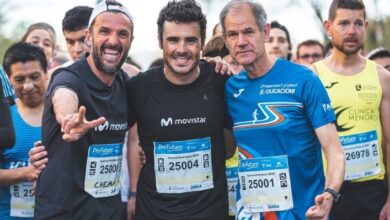 @vsmphotoevents/ Chema Martínez. Gómez Noya y Abel Antón