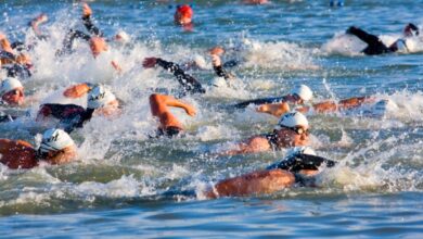 canva/ imagen de la natación de un triatlón