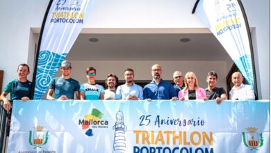 Foto della presentazione del Portocolom Triathlon 2023