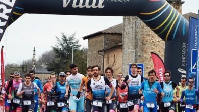 Instagram/ imagen de la salida del Duatlón de Zuia