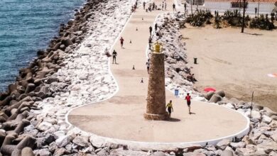 IM/ imagen de un punto de giro en el IRONMAN 70.3 Marbella