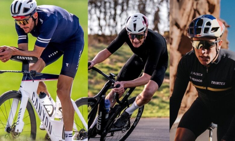 Instagram/ images of Jan frodeno, Alistair Brownlee and Kristian Blummenfet