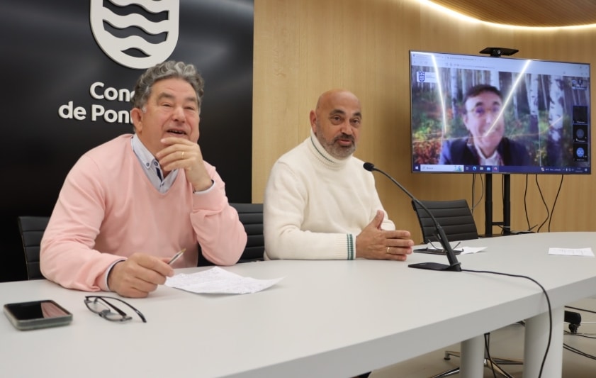 FETRI / image of the announcement of the Triathlon Multisport World Cup in Pontevedra