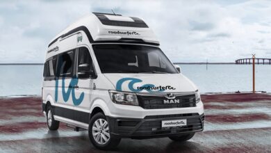 Uma autocaravana Roadsurfer