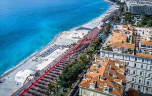 IRONMAN/ imagen de la zona de Boxes en Niza