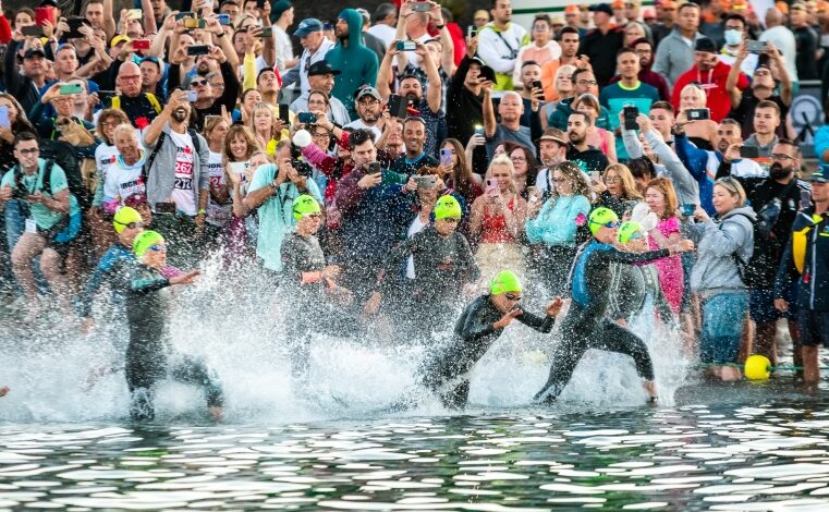 Foto: Club La Santa Immagine dell'inizio del Club La Santa IRONMAN Lanzarote.