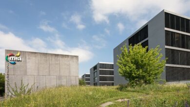 msi/ Foto del edificio Maison du Sports en Lausanne