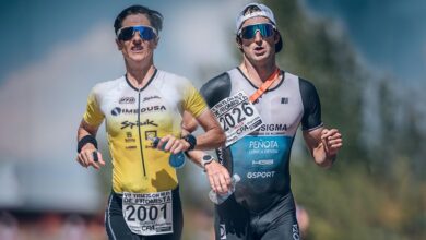 Collage des vainqueurs en 2022 du Triathlon Fromista