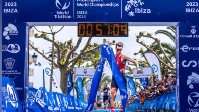 WorldTriathlon/ Mario Mola vencendo o campeonato mundial de duathlon