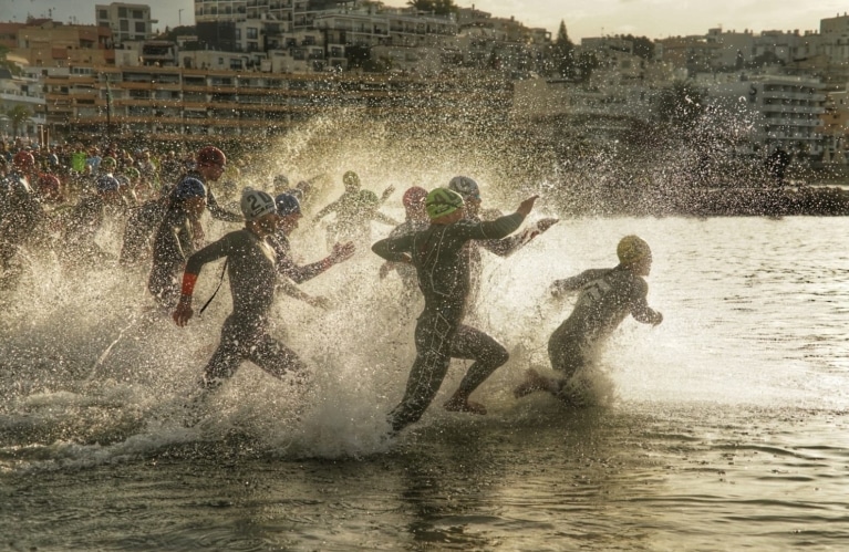 FETRI/ salida de la natación en Ibiza