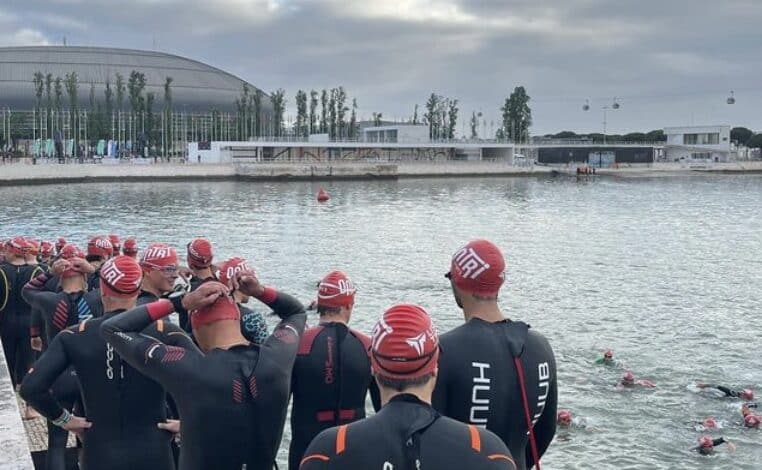 Image of the swimming start at the TRITON LIsboa