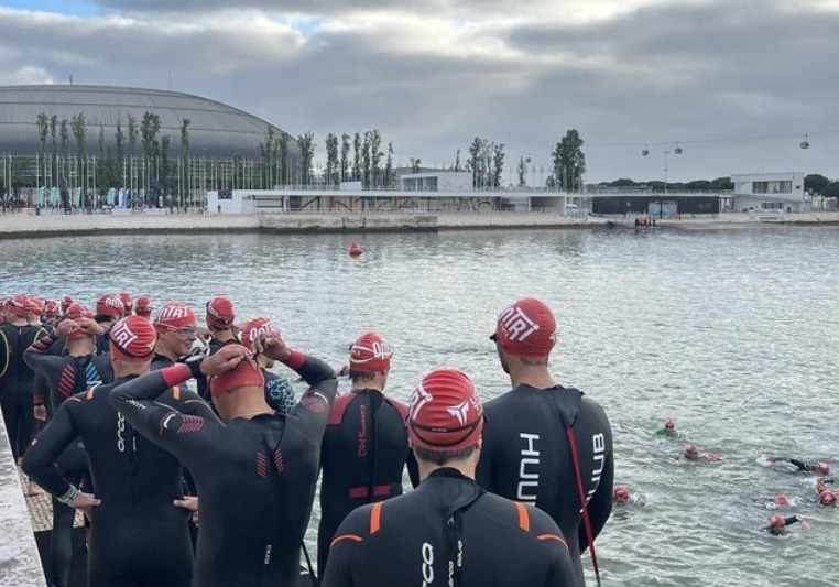 Image of the swimming start at the TRITON LIsboa
