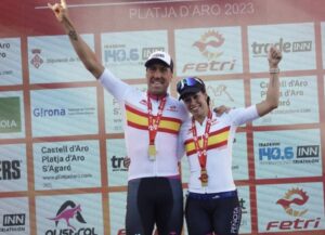 FETRI/ Emilio Aguayo y Patricia Bueno Campeones de España de Triatlón LD.