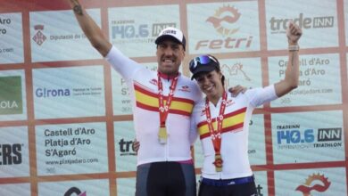 FETRI / Emilio Aguayo and Patricia Bueno Champions of Spain of Triathlon LD.