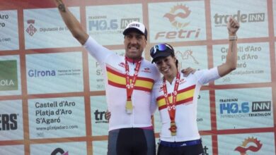 FETRI / Emilio Aguayo et Patricia Bueno Champions d'Espagne de Triathlon LD.